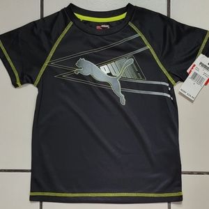 Nwt!!! Puma Kids Boys Dri Fit Shirt Short Sleeve Size 5